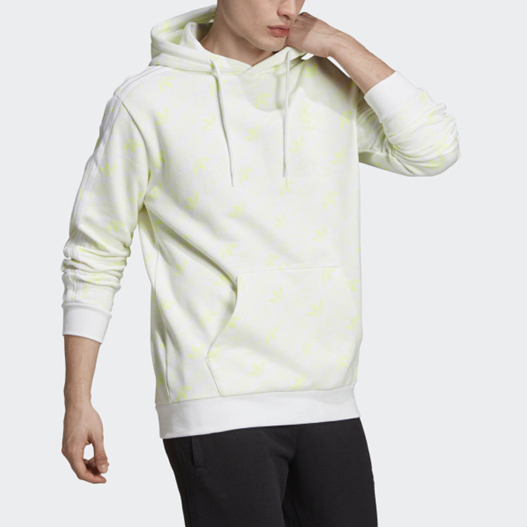 adidas originals Mono Hoodle hooded Sports Pullover White ED7050