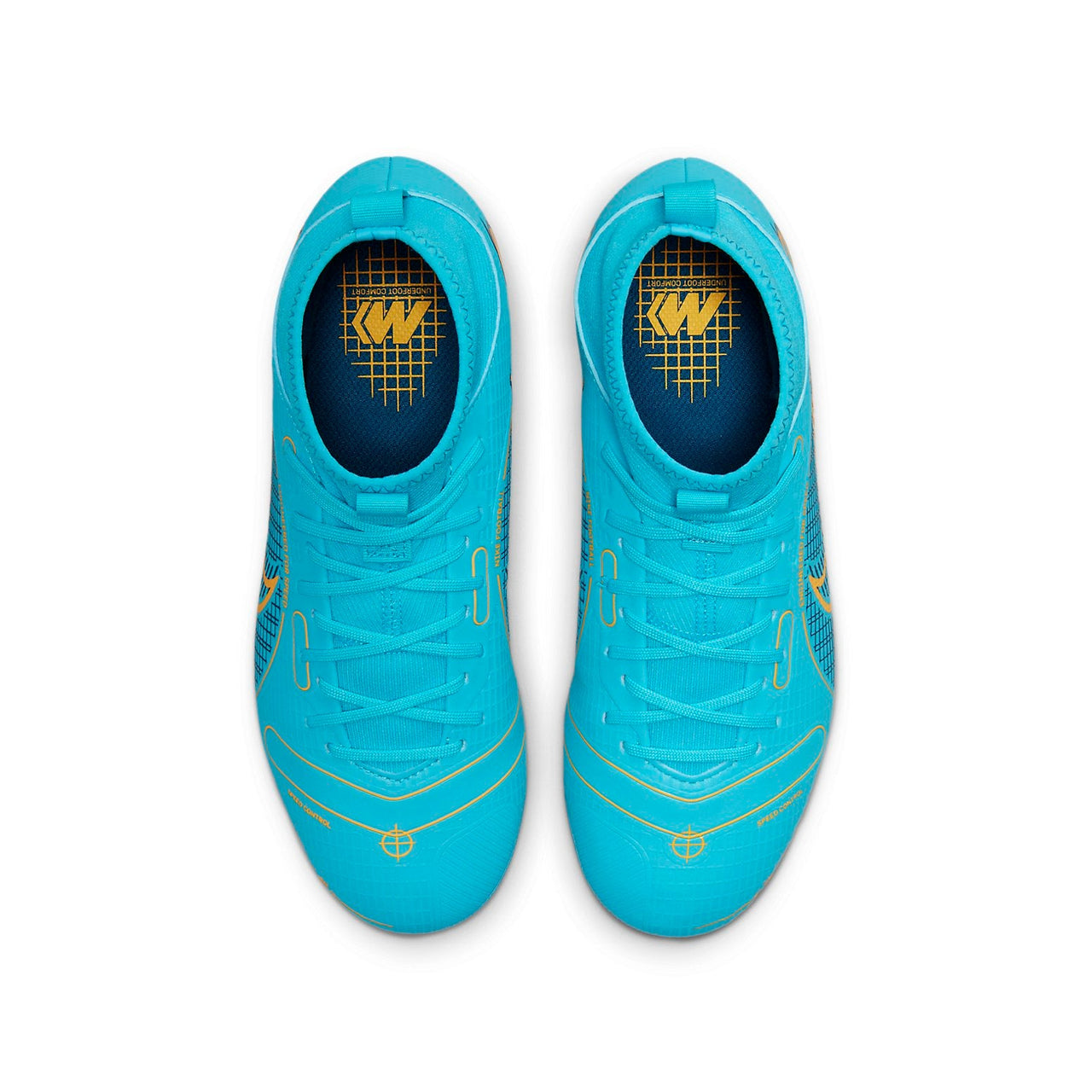 (GS) Nike Jr Mercurial Superfly 8 Academy AG 'Blue Yellow' DJ2859-484
