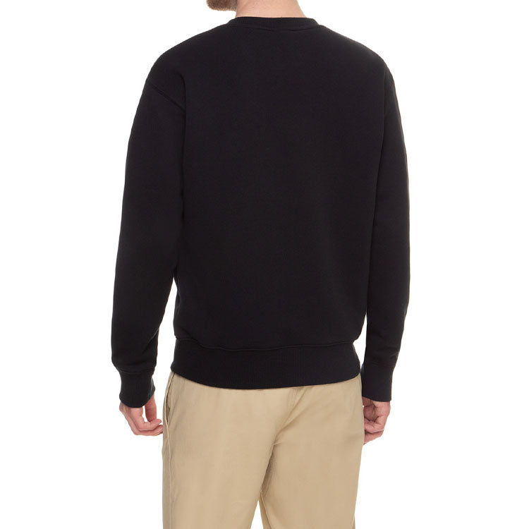 New Balance Men's New Balance Alphabet Printing Round Neck Casual Pullover Black MT03515-BK