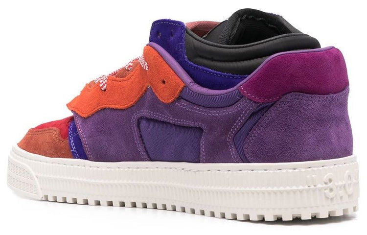 Off-White Floating Arrow Low-Top Sneakers 'Purple Orange White' OMIA151S22LEA0028461