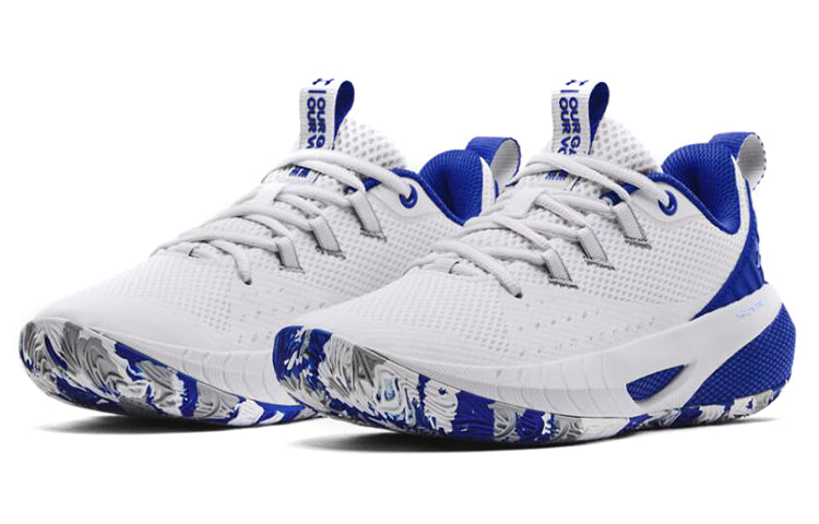 (WMNS) Under Armour HOVR Ascent 'White Royal' 3025680-104