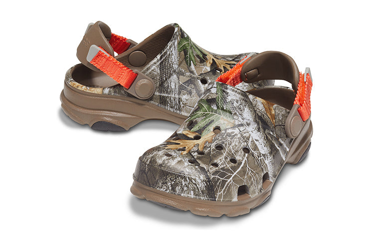 (GS) Crocs Realtree Edge All-Terrain Clogs 'Brown Red' 207260-267