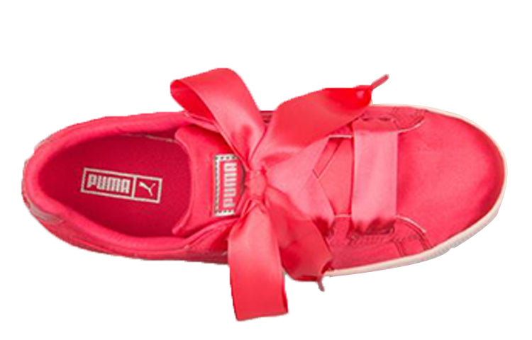 (GS) PUMA Basket Heart Tween Casual Sneakers Pink 365141-01