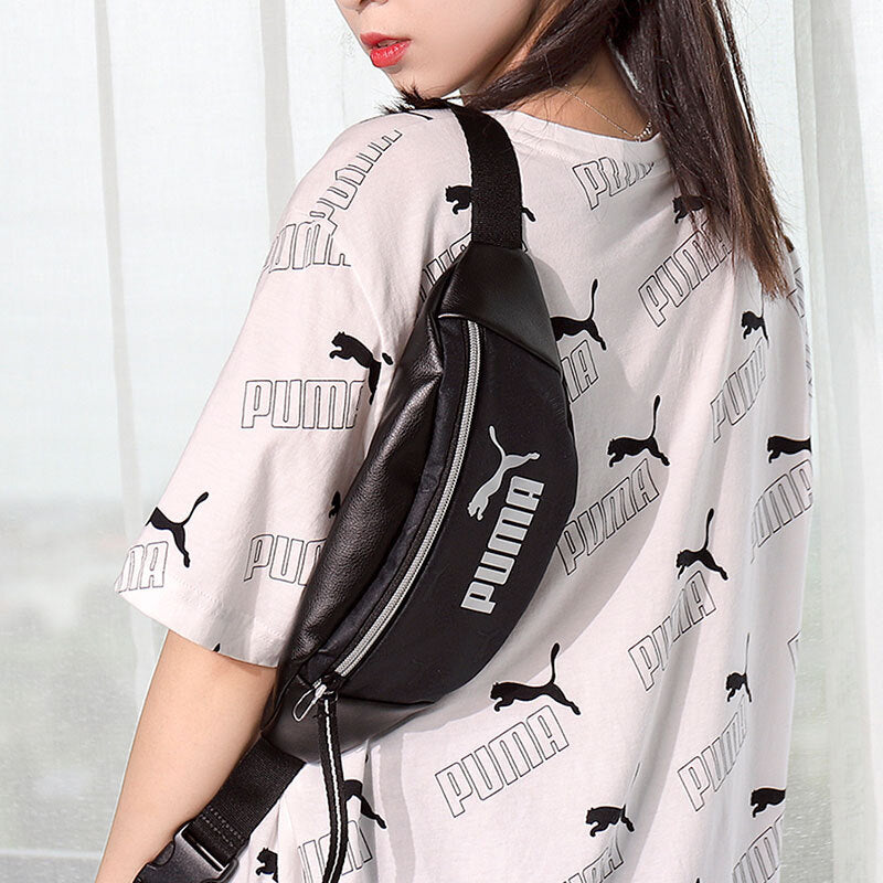 PUMA Core Up Waist Bag 'Black Grey' 077478-01