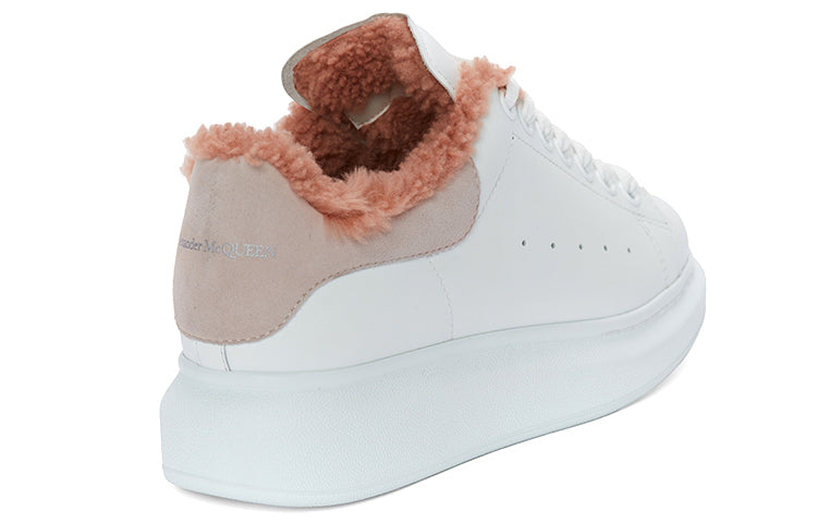 (WMNS) Alexander McQueen Oversized Sneaker 'White Patchouli' 609650WIAFJ9446
