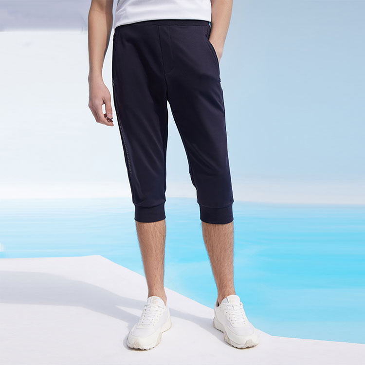 FILA Casual Sports Knit Cropped Pants Blue F11M122604F-NV
