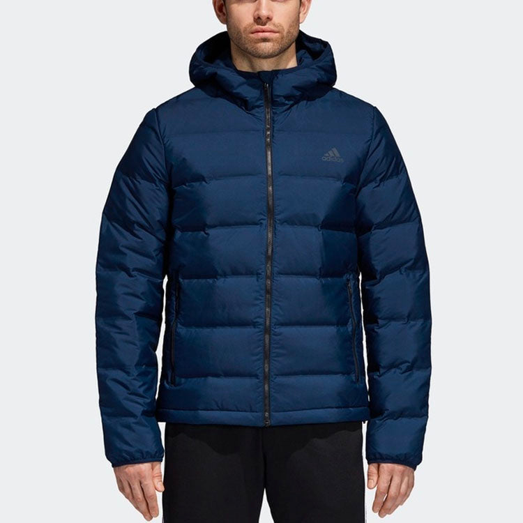 adidas protection against cold Stay Warm hooded down Jacket Navy Blue CZ2311
