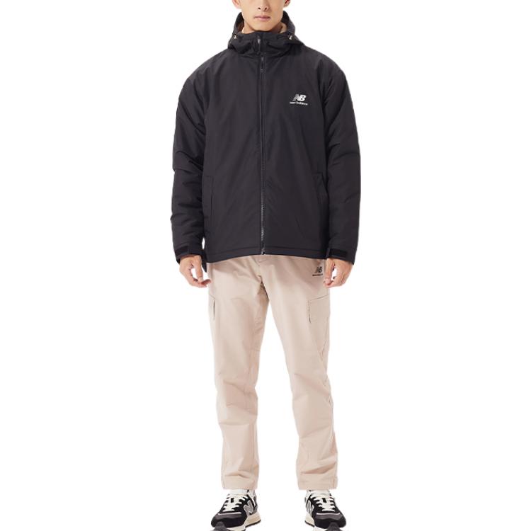 New Balance NBX Urban Remix Woven Jacket Asia Sizing 'Black Beige' AMJ23353-BK