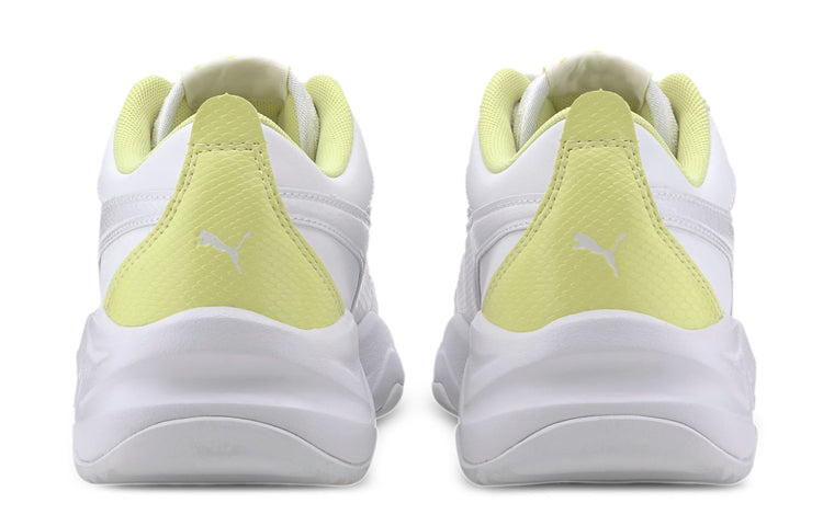 (WMNS) PUMA Cilia Mode Mesh Running Shoes White/Yellow 371124-03