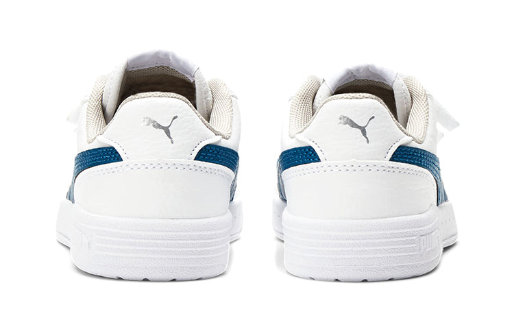 (PS) PUMA Caracal Banded Casual Sneakers White/Blue 370530-09