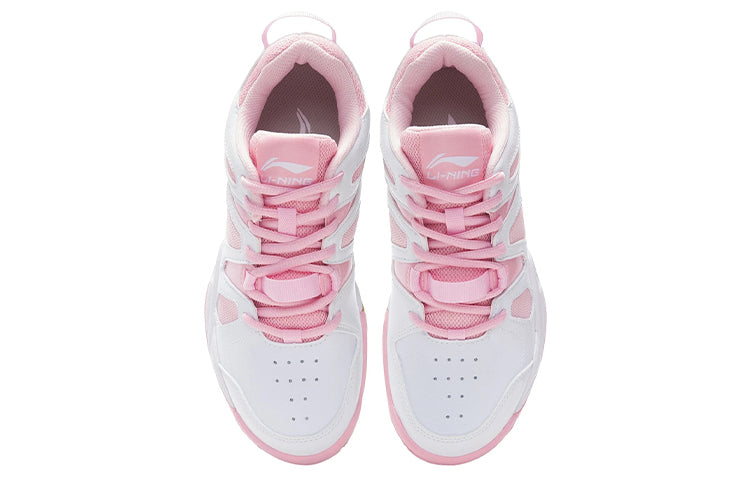 (WMNS) Li-Ning Badminton Shoes 'Standard White Light Pinkred' AYTN024-14