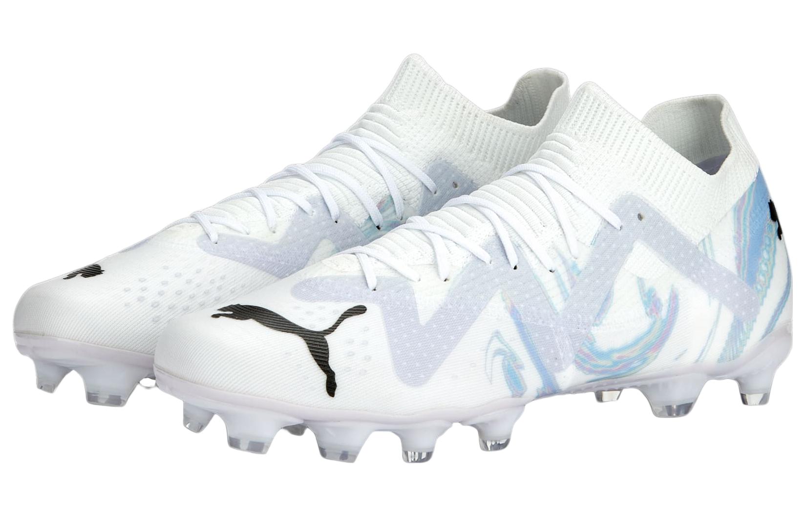 (WMNS) PUMA Future Match Brillance FG/AG 'White Light Blue' 107406-01