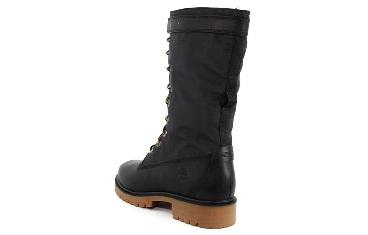 (WMNS) Timberland Jayne Waterproof Gaiter Fold-Down Boot 'Black' A1SYB