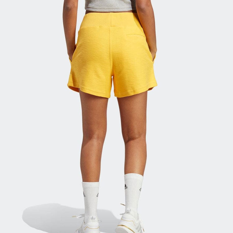(WMNS) adidas Lounge Terry Loop Shorts 'Gold' HZ1603