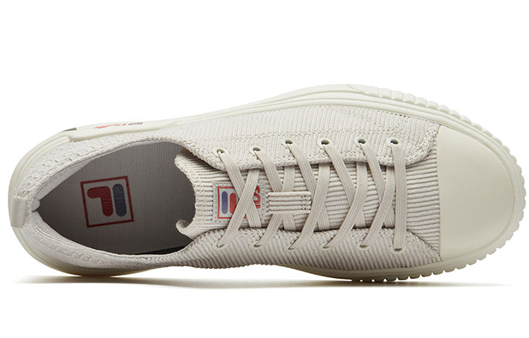 (WMNS) FILA Fashion Court Low-Top Sneakers Creamy/White F12W134343FWS
