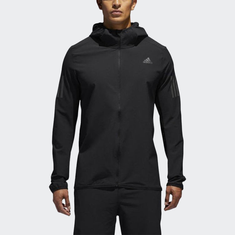 adidas Rs Shell Jkt M Athleisure Casual Sports Woven Windproof Hooded Jacket Black CE5063