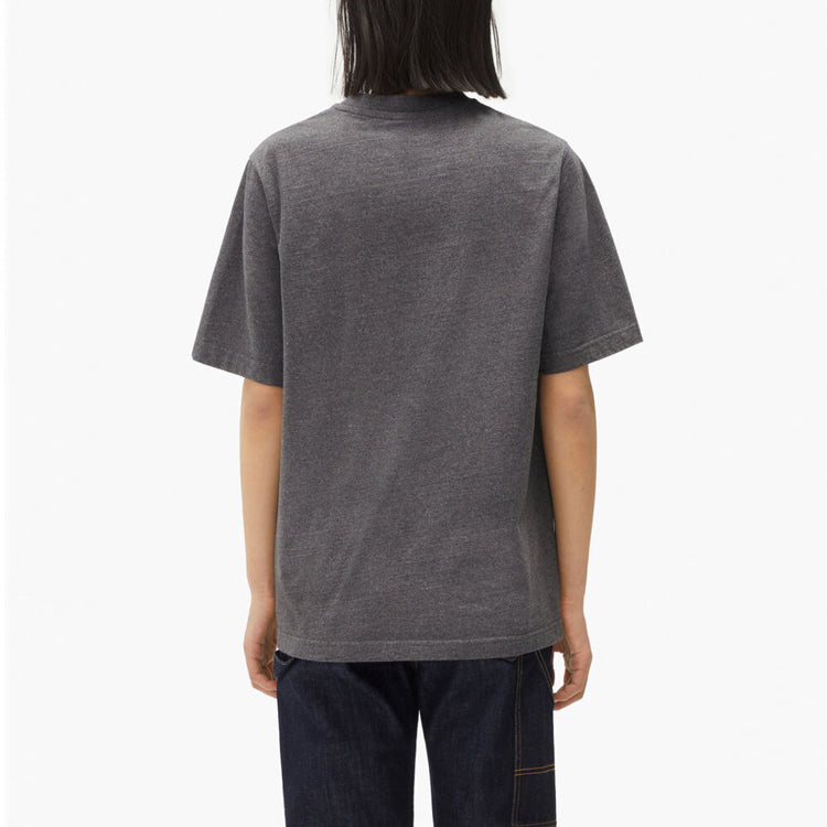 KENZO Tiger Head Pattern Printing Loose Round Neck Short Sleeve Gray T-Shirt FB62TS947401-98