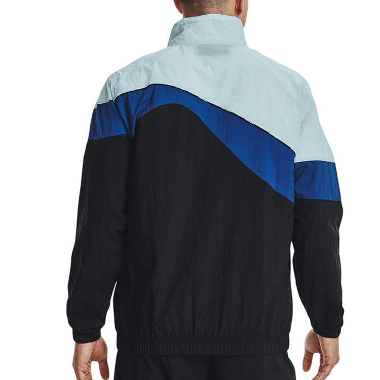 Under Armour Fashion Woven Full Zip Jacket 'Blue Multi' 1366219-478