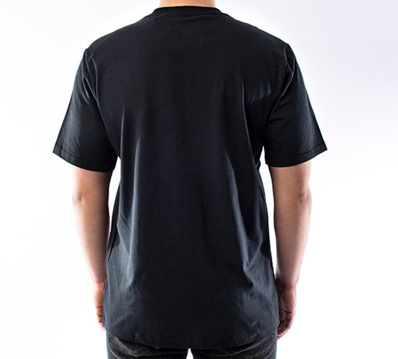 Men's Converse All Star Classic Logo Casual Sports Short Sleeve Black 10018568-001