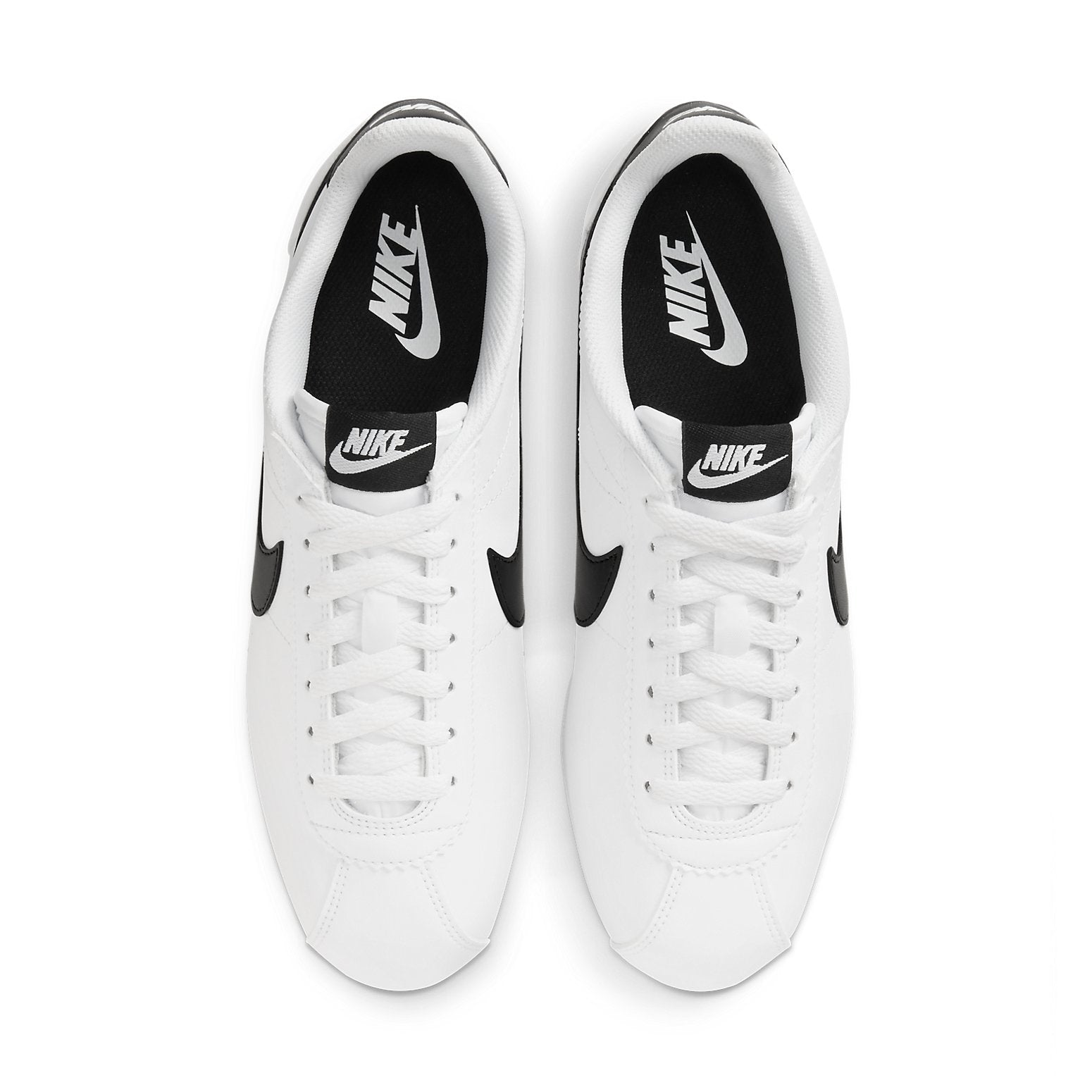 (WMNS) Nike Classic Cortez Leather 'White Black' 807471-101