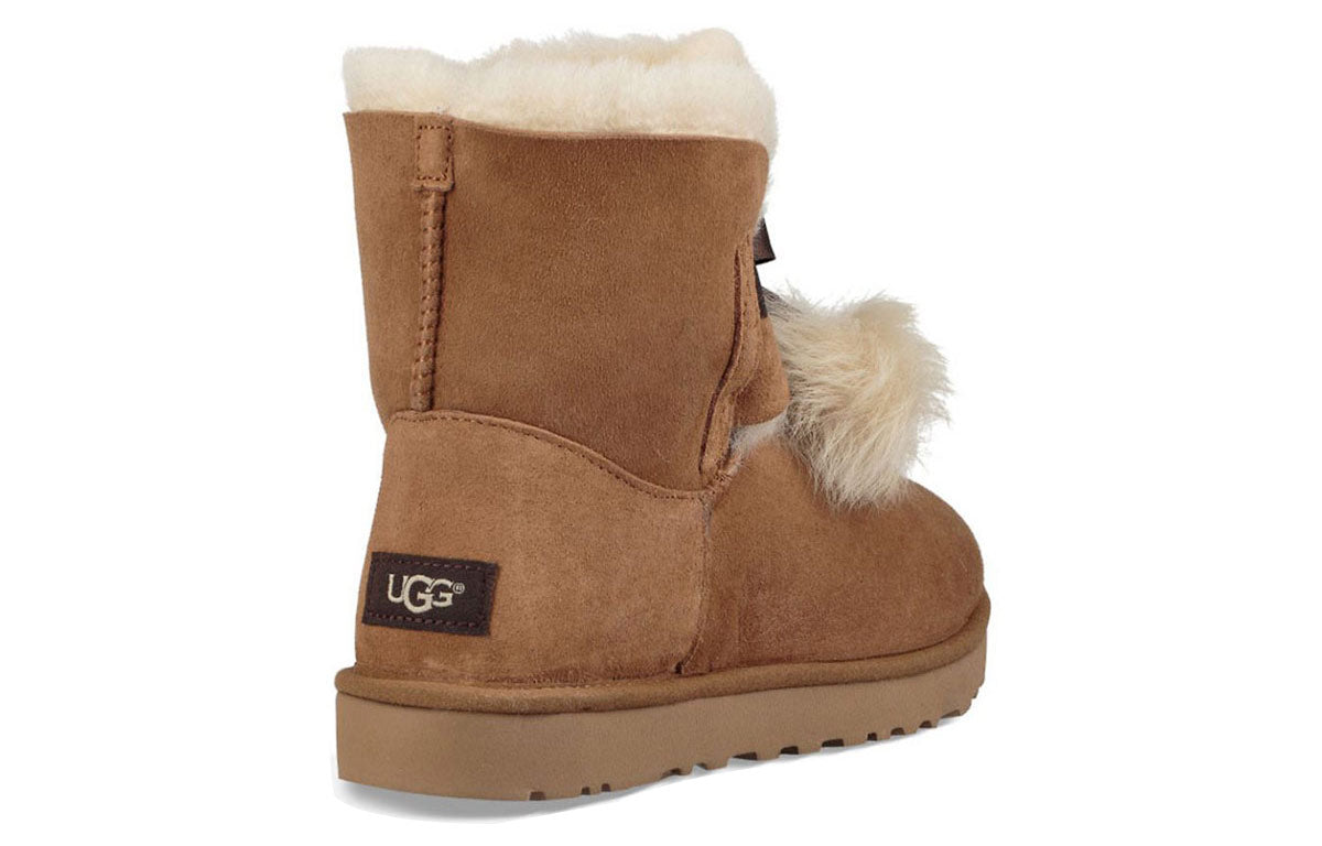 (WMNS) UGG Gita Snow Boots Brown 1018517-CHE
