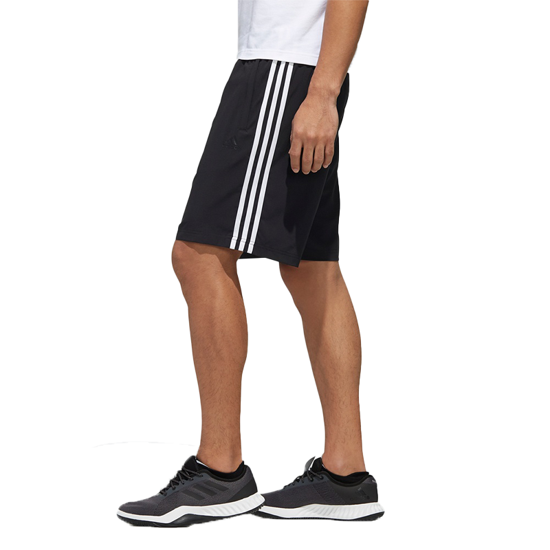 adidas AI SHR LIBRARY Stripe Athleisure Casual Sports Shorts Black DY8730