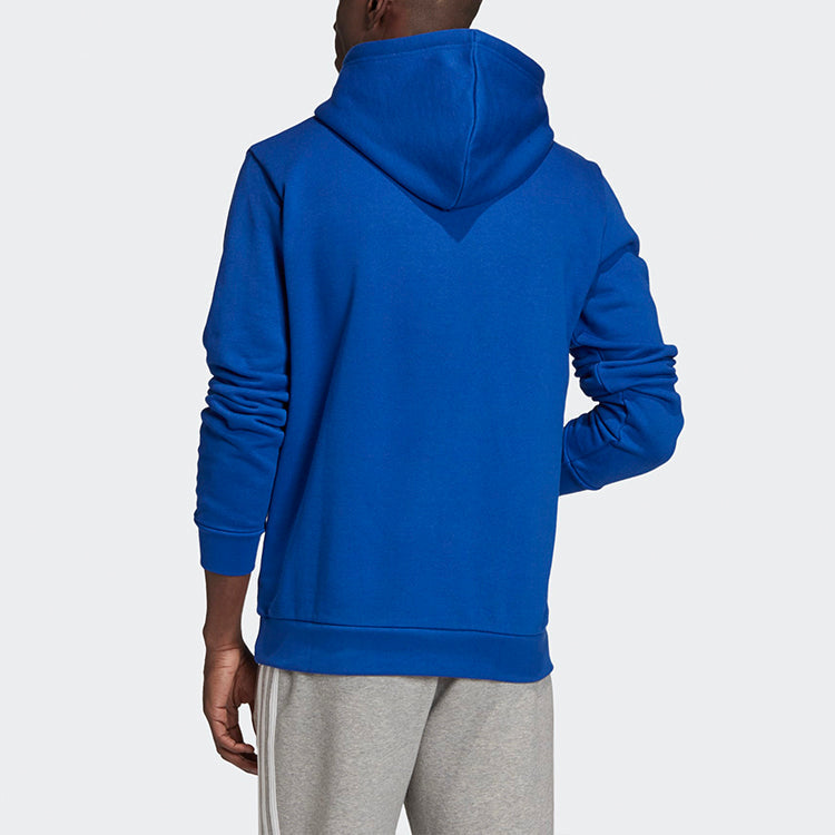 adidas originals Outline Trefoil logo Printing Sports Pullover Blue GF4101