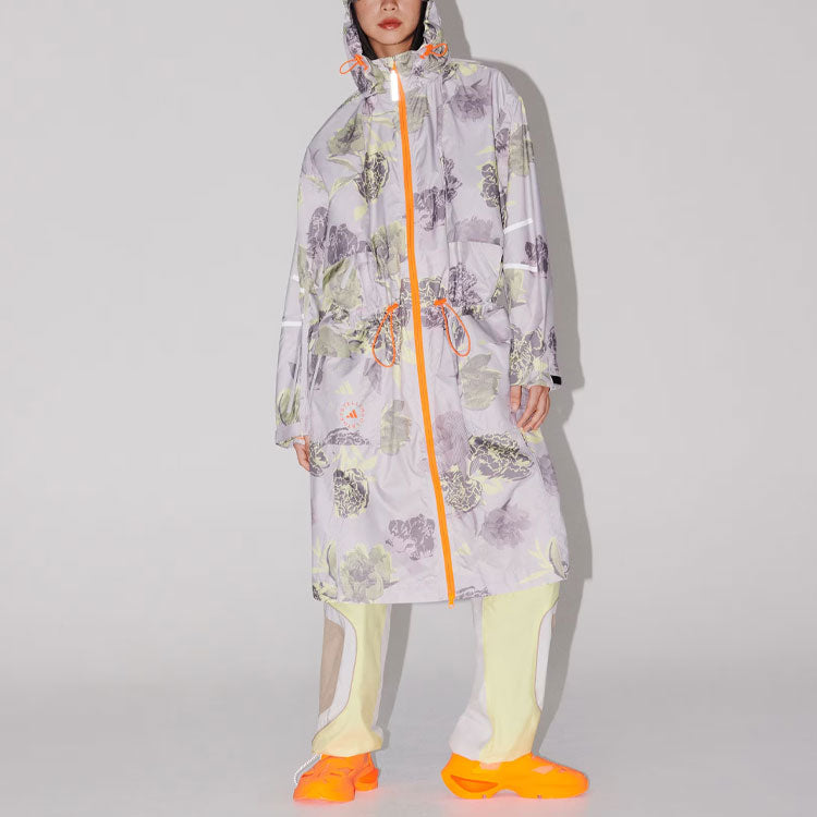 (WMNS) adidas By Stella McCartney Sportswear Long Parka Asia Sizing 'Grey Orange' IN3635