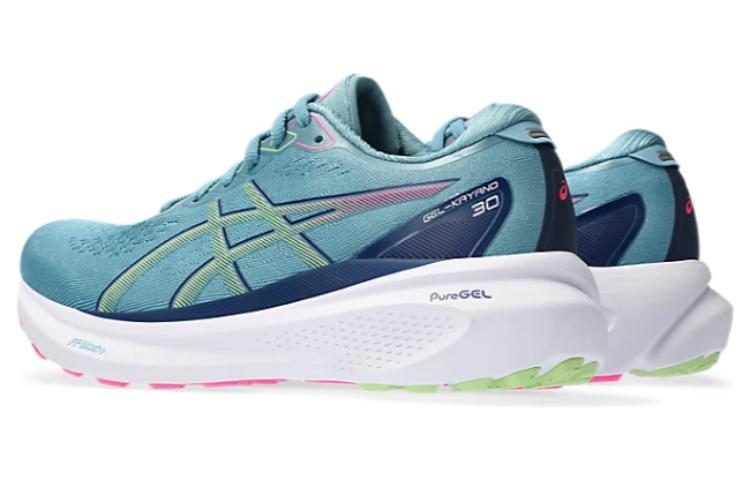 (WMNS) ASICS Gel-Kayano 30 Wide 'Gris Blue Lime Green' 1012B503-402