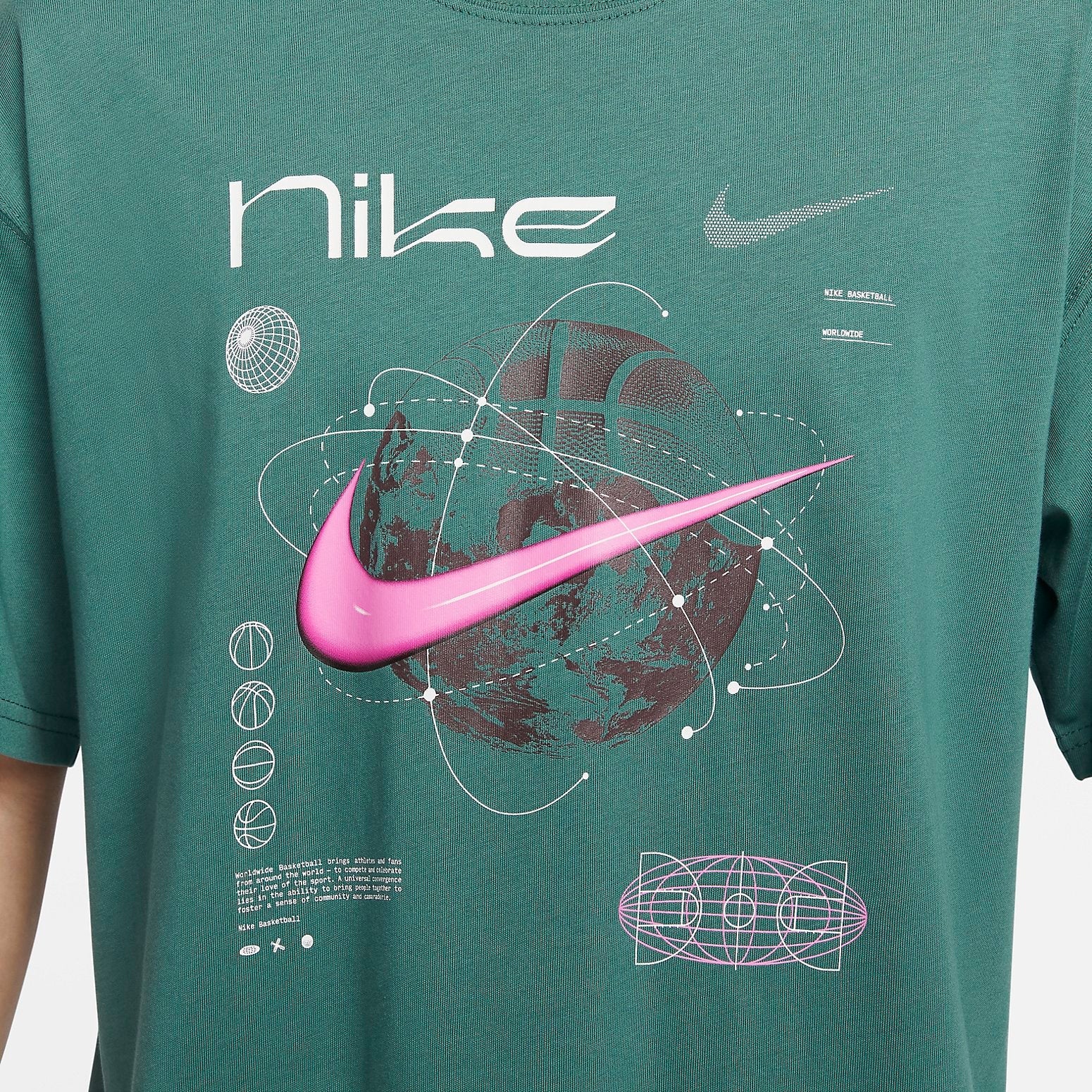 Nike Max90 Basketball T-Shirt 'Green' FV8419-361