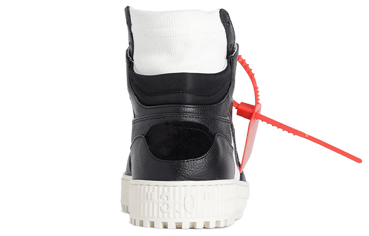 Off-White Off-Court High-Top Skate shoe Black/Yellow OMIA065S198000161001