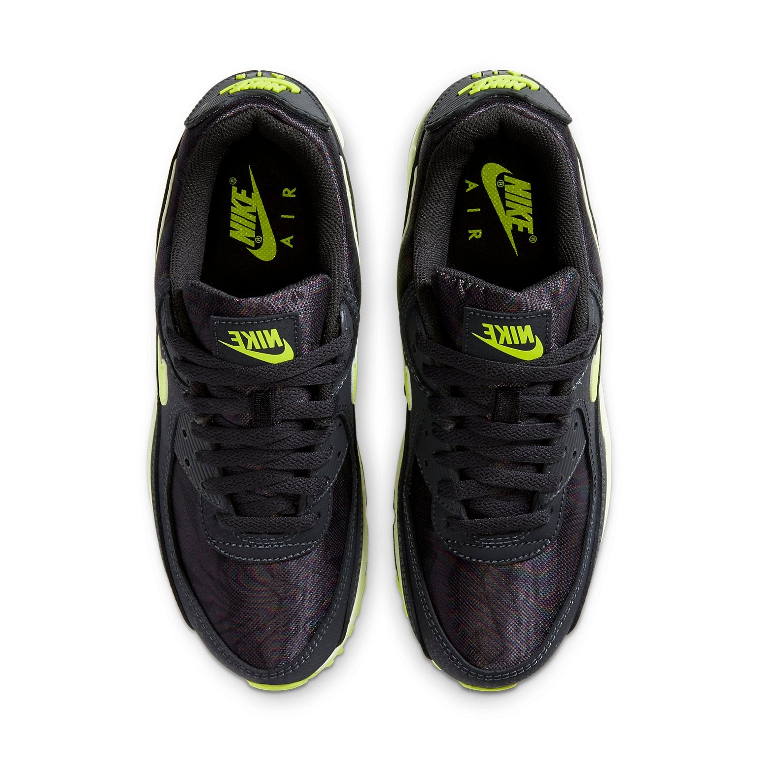 (WMNS) Nike Air Max 90 'Dark Smoke Grey Volt' CZ0378-001