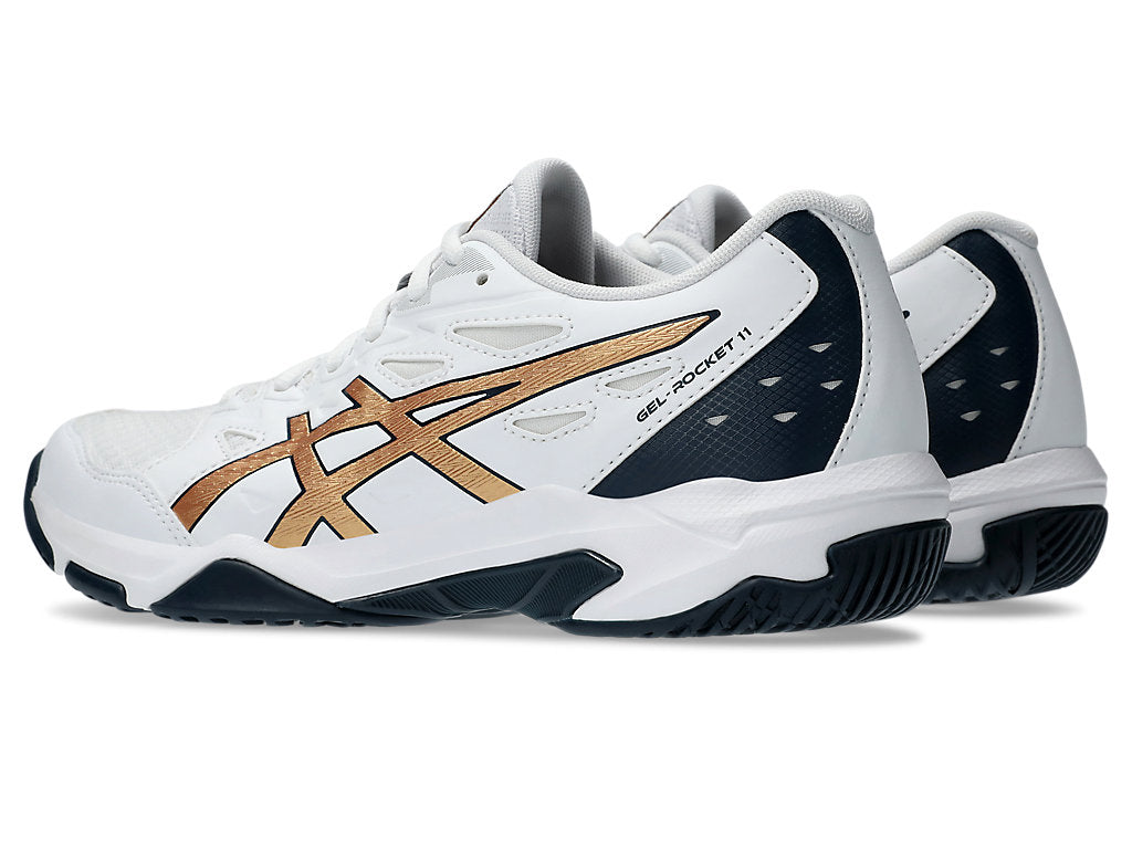 (WMNS) ASICS Gel-Rocket 11 'White Pure Gold' 1072A093-104