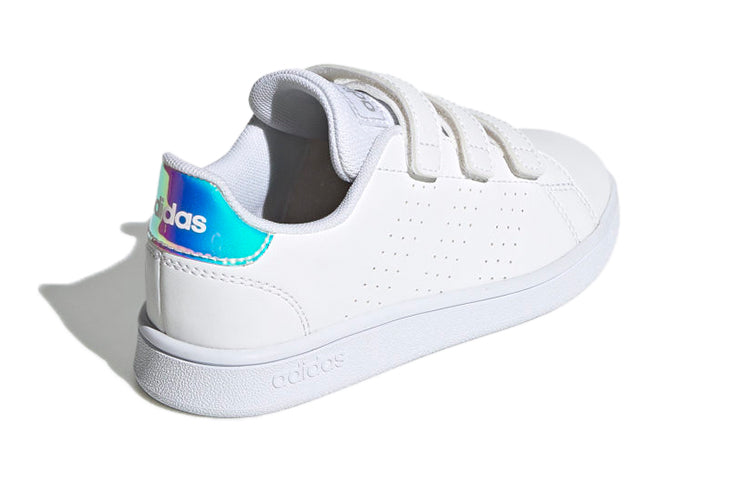 (PS) adidas Advantage 'White Silver Metallic' FY4625