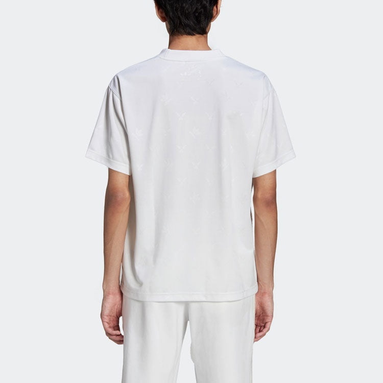 adidas originals x NINJA Crossover Casual Sports Short Sleeve White GP2317