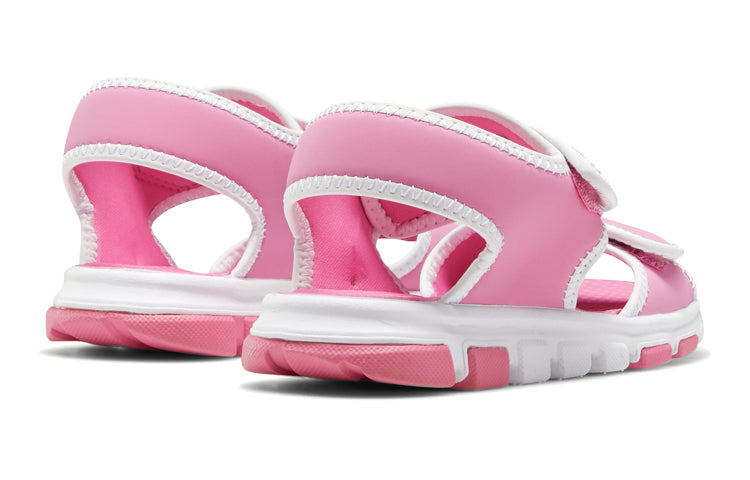 (PS) Reebok Wave Glider 3 Velcro Minimalistic Casual Pink White Sandals 'Pink Blue' EH0215
