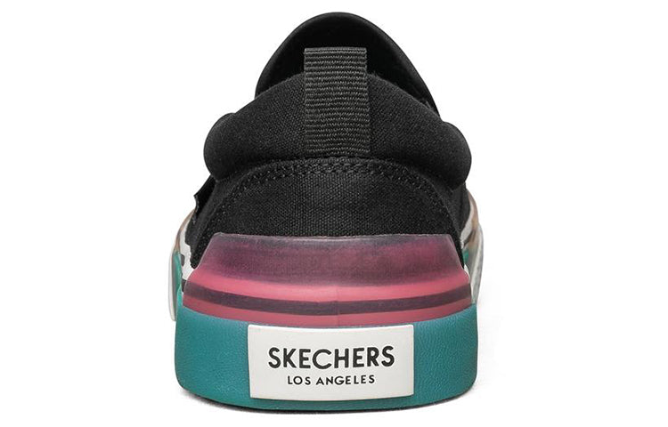 (WMNS) Skechers Sparked Low-Top Sneakers Black 155265-BLK