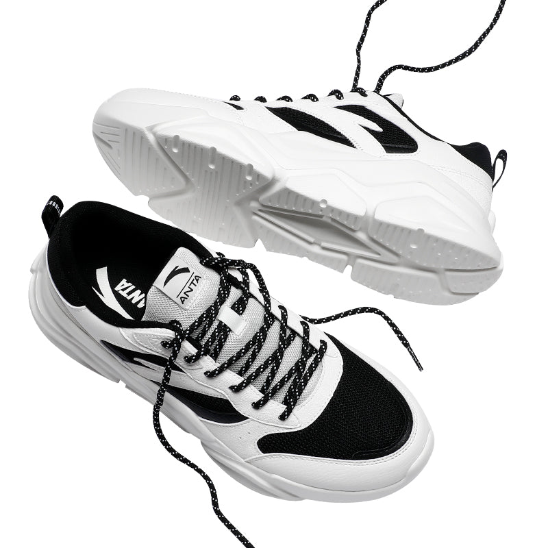 ANTA Life Series Sneakers 'White Black' 912338821-3
