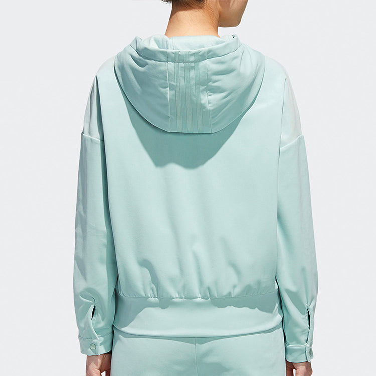 (WMNS) adidas Style Velor Jackets Asia Sizing 'Blue' GM1466