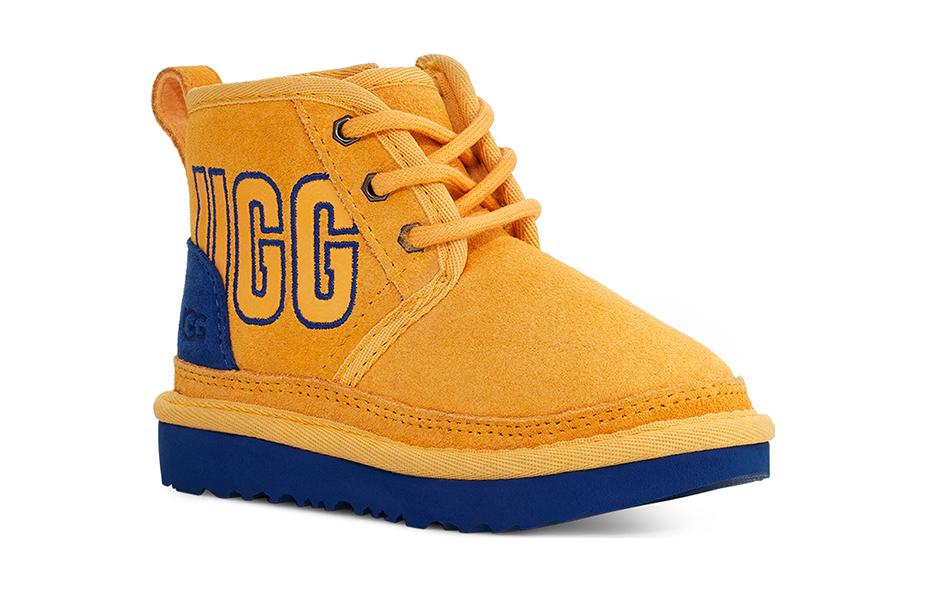 (TD) UGG Logo Boots 'Yellow Blue' 1130787T-SNSD