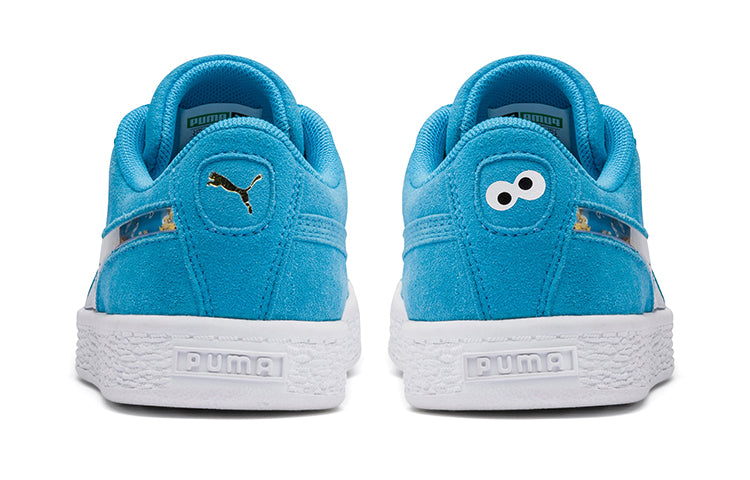 (PS) SESAME STREET 50 x PUMA Suede Statement Sneakers Blue 370383-01