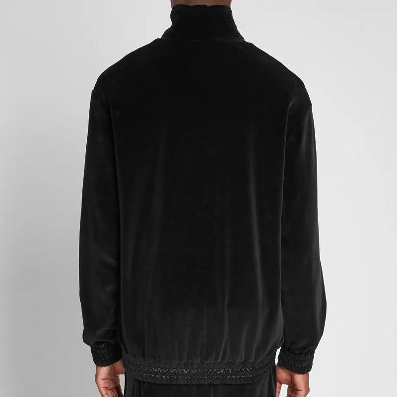 Gucci Chenille Embroidered Zip Up Black Jacket 595533-XJBTD-1082
