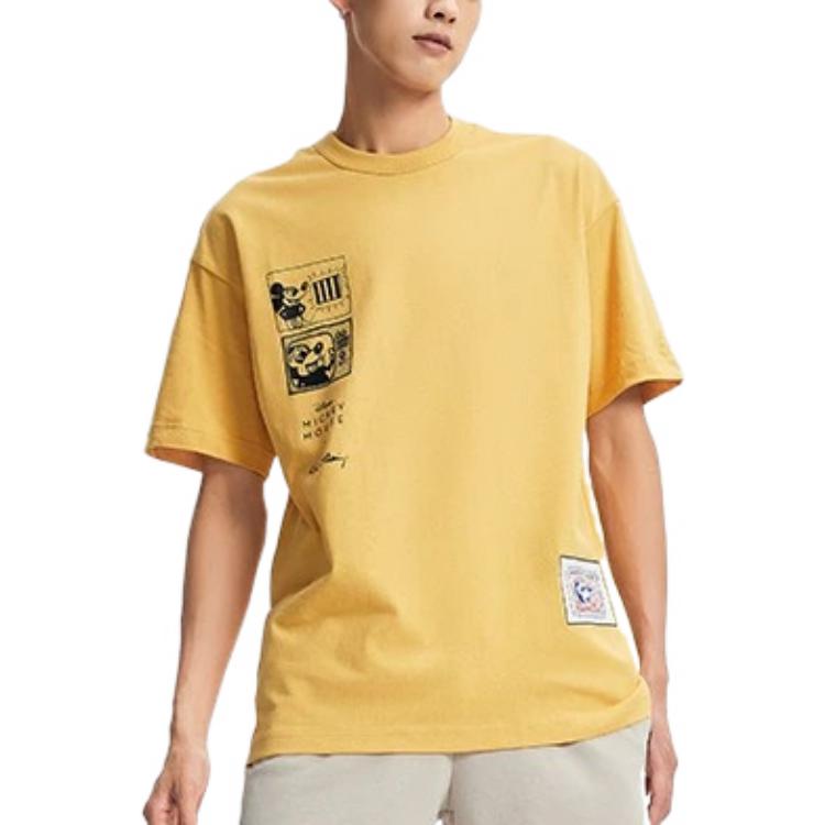 Li-Ning x Disney Mickey x Keith Haring Tee 'Yellow Black' AHSR501-3