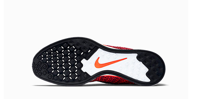 Nike Flyknit Racer 'Black Total Orange' 526628-006