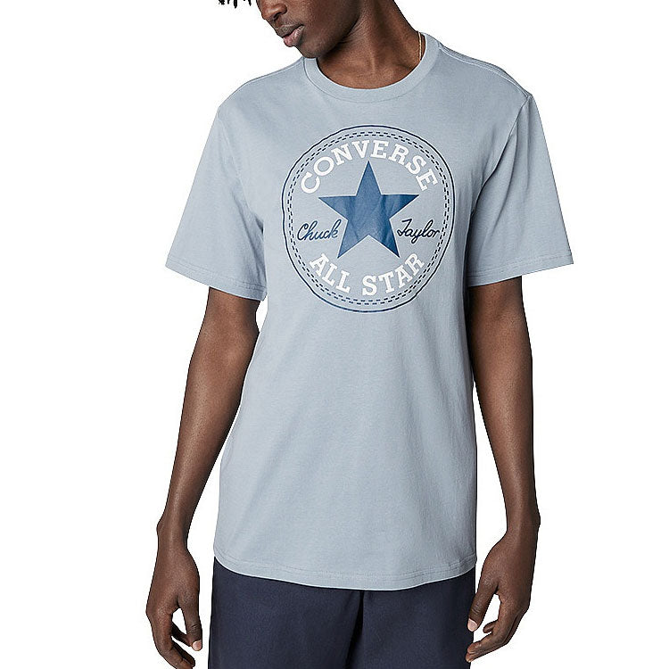 Converse Chuck Patch T-Shirt Asia Sizing 'Blue' 10007887-A33