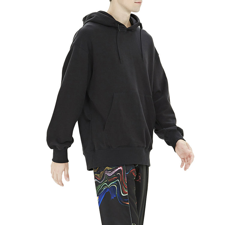 Men's Y-3 Casual Back Logo Printing Loose Black FJ0436
