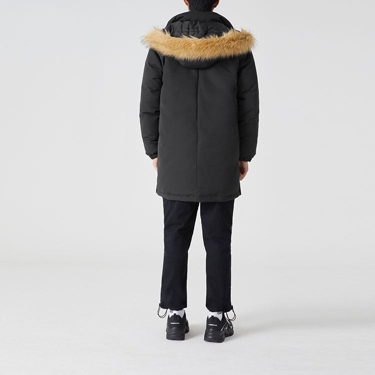 Skechers Lifestyle Series Long Down Jacket 'Black' L422M098-0018