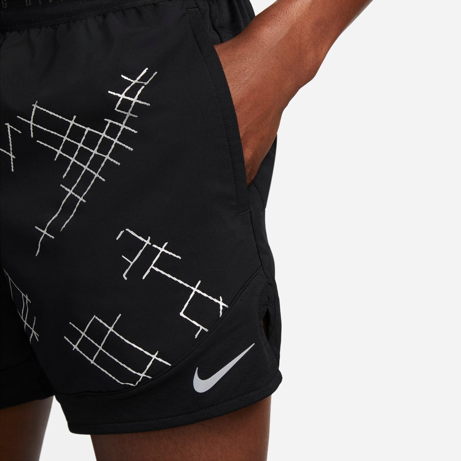 Nike Dri-FIT Stride Run Division 5 Inch Brief-Lined Shorts 'Black' DQ6549-010