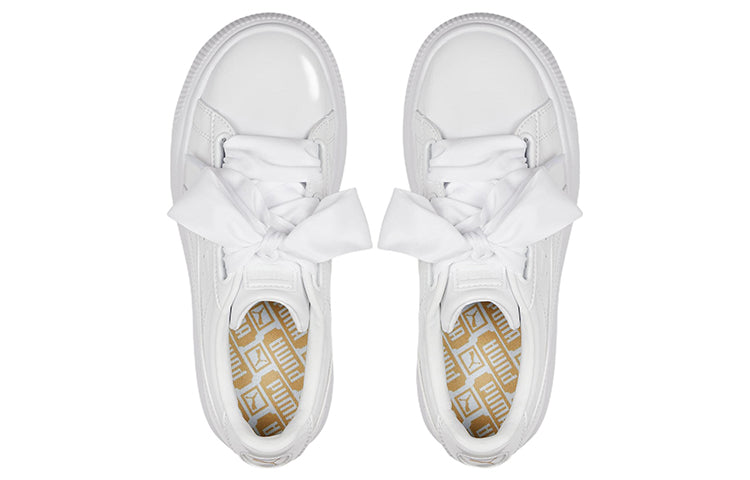 (WMNS) PUMA Suede Mayu Heart Patent 'White' 385967-01