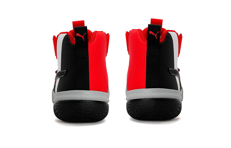 (GS) PUMA Legacy Mid-high Black/Red/White 194049-04